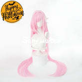 Game Honkai Impact 3: Elysia Cosplay Wig Long Hair Pink